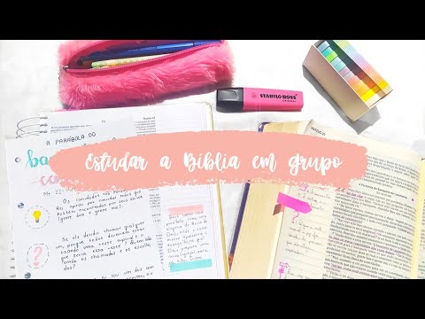 Método para estudar a Bíblia em grupo!