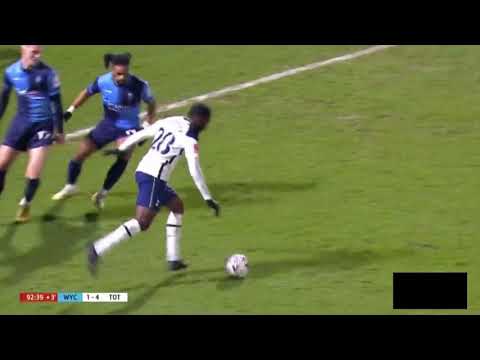 Tanguy Ndombele’s  Second Goal Against Wycombe Wanderers Absolutely Class
