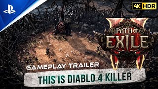 [4K HDR] Path of Exile 2 - NEW Trailer (60FPS) Looks INSANELY Good with Gameplay