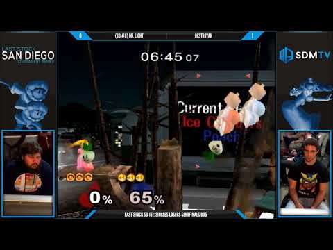 LSSD 151 - Destroyah (Peach) vs. Dr. Light (ICs) - SSBM Losers Semis - Smash Melee