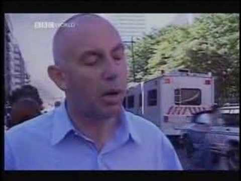 Stephen Evans, explosion from much lower, BBC, 9/11, 15:37