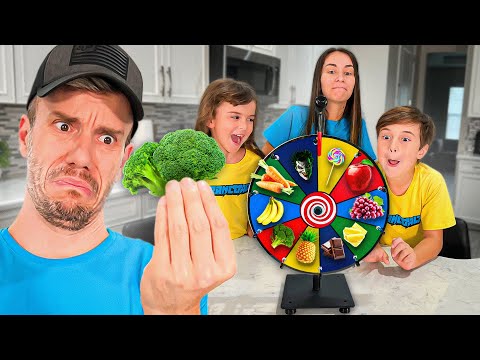 DESAFIO DA ROLETA MISTERIOSA DE COMIDAS - Família Brancoala