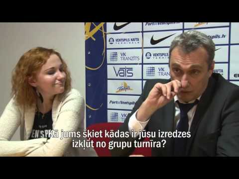 BK Ventspils / CEZ Nymburk pēcspēles komentāri 19.01