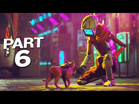 STRAY PS5 Walkthrough Gameplay Part 6 - STEALTH INFILTRATION MISSION | CLEMENTINE