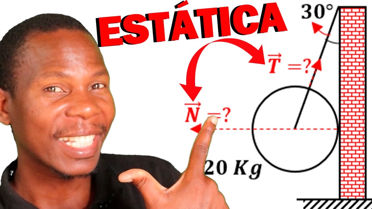 Como Calcular a Tensão Aplicada e a Força Normal? | Estática | estevaomanueljoao