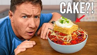 Trying American Chili & Cornbread for the First Time (as a Brit)