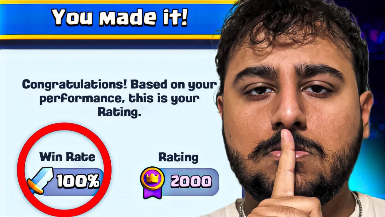 I Got a 100% WIN Rate with the BEST Xbow Deck