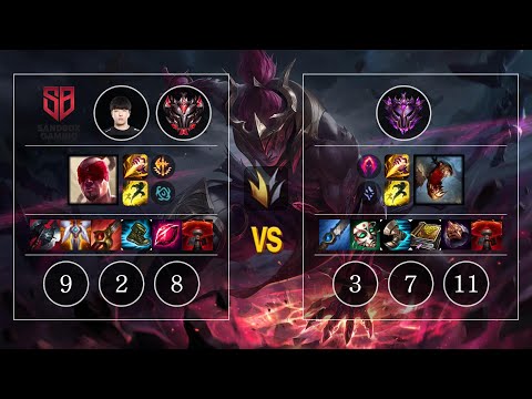 SB Punch Lee Sin vs Fiddlesticks Jungle - KR GrandMaster Patch 10.11