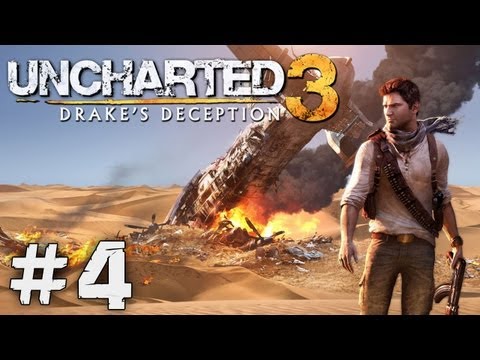 Uncharted 3: Drake's Deception Walkthrough - Part 4 [PS3 HD] [SRB/CRO/BIH]