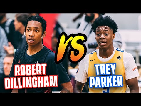 Robert Dillingham and Trey Parker GO AT IT in EYBL Matchup! 👀🚨