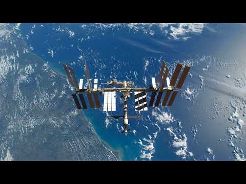 International Space Station NASA View With Map - 7703 - 2026-02-11