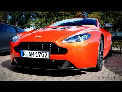 2x Aston Martin V12 Vantage Accelerations!! - 1080p HD