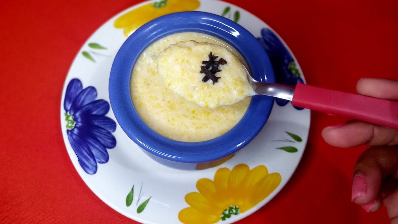 Mingau cremoso de flocão de milho/ rápido e fácil/ Faça você também