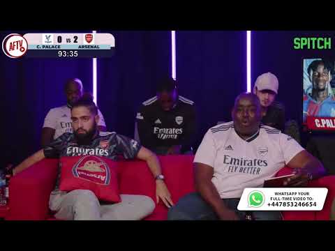 AFTV react to full time whistle vs Crystal Palace: “Top of the table!”