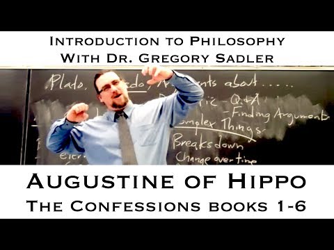 , title : 'Augustine of Hippo, the Confessions, bks 1-6 - Introduction to Philosophy'