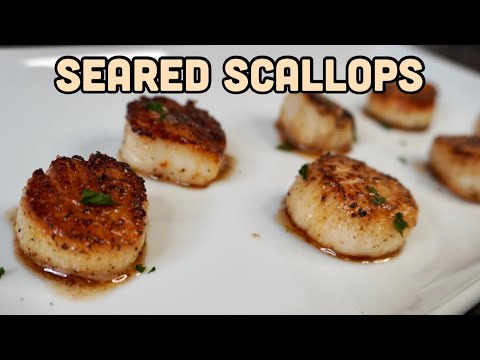 Buttery Seared Scallops // How to make seared scallops like a pro!