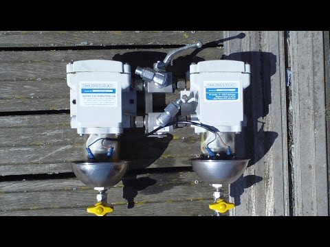 Dutch Barge Delivery Skipper - New Fuel Filters