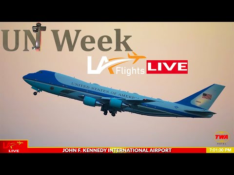 🔴AÇÃO AO VIVO NO AEROPORTO JFK! | John F. Kennedy International | Avião ao vivo