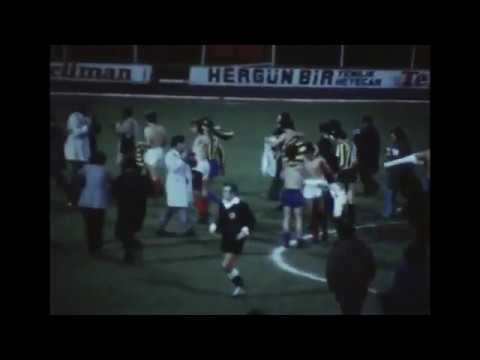 Fenerbahçe-Nis 1973 Bay gol Osman Arpacıoğlu atıyor.