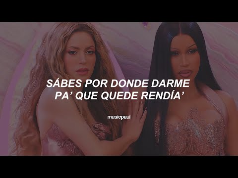 Shakira, Cardi B - Puntería [Letra] (video oficial)