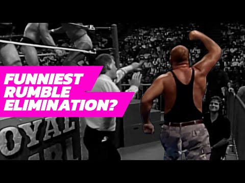 Hilarious Royal Rumble Eliminations! Bushwacker Luke & Santino Marella - WWE LOL