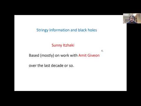 GQFI-UGent-WST Seminar: Sunny Itzhaki "Stringy Information and Black Holes"