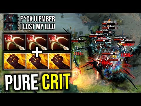 PURE CRITICAL..!! 3x Daedalus Ember Spirit Delete Terrorblade Illution 7.21c | Dota 2