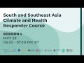 Session 4 Vector Borne And Zoonotic Diseases And Climate Change