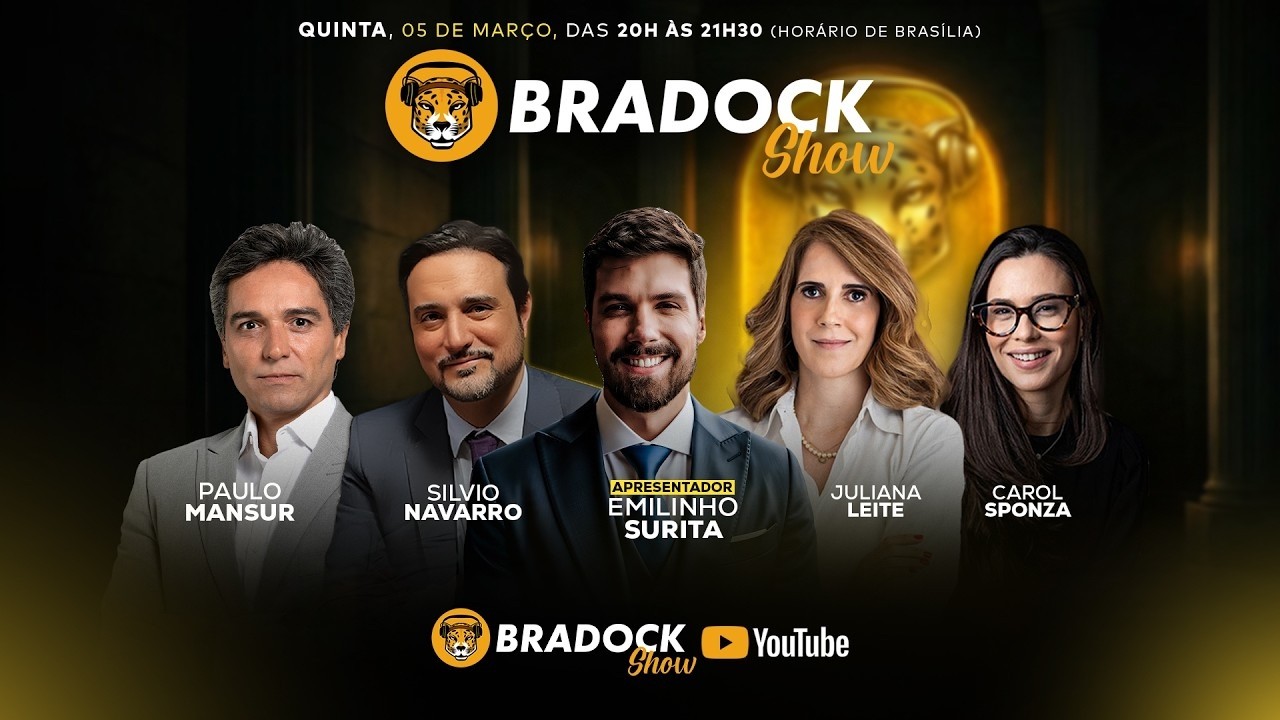 Bradock Show 05/03/26 - Emilinho Surita, Silvio Navarro, Carol Sponza, Ju Leite e Dep. Paulo Mansur