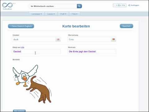 Vokabeln lernen mit der Schlüsselwortmethode