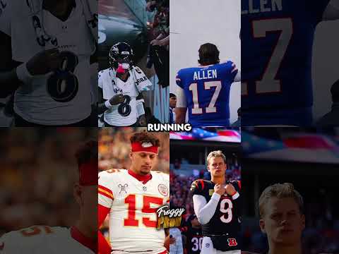 Ending The Best QB Debate: (Lamar Jackson vs Josh Allen vs Patrick Mahomes vs Joe Burrow) #shorts