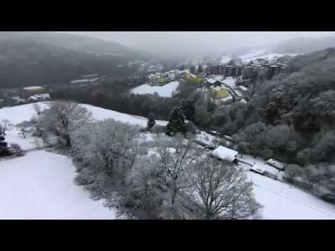 Luftaufnahme - Langenberg & Bonsfeld im Schnee Januar 2015
