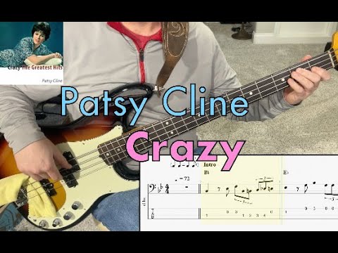 Crazy - Patsy Cline | Bass Guitar Cover (With Tab)