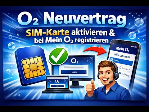 o2 Neuvertrag - SIM-Karte aktivieren und bei Mein o2 registrieren 2026