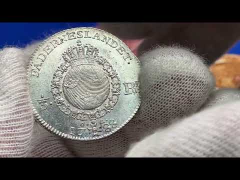 Toppexemplar av Gustav III:s 1/3 Riksdaler 1788