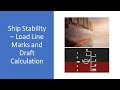 Ship Stability Load Line Marks And Draft Calculation Tricky Question