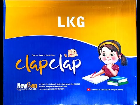 NewGen Clap Clap Preschool Kit For LKG, English,Hindi