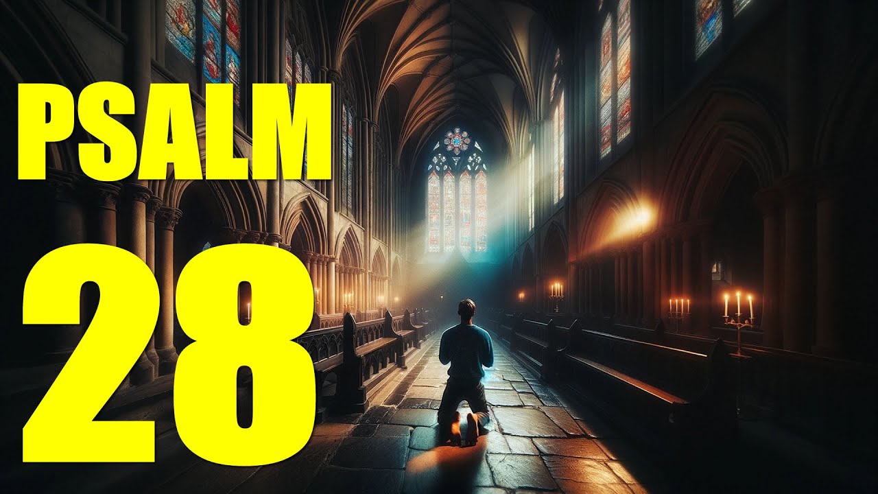 Psalm 28 Reading: Seeking Strength in Prayer (With words - KJV)