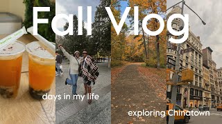 Fall Vlog | Exploring Chinatown, Cozy Fall Vibes & Family Time