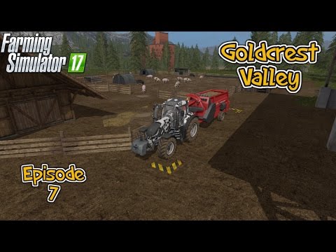 Let's Play Farming Simulator 2017 Goldcrest Valley Ep 7 Animal Work and More