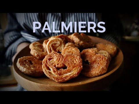 How to make Palmiers | Crispy Puff Pastry Cookies