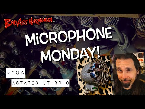 Chicago Blues Harmonica with a Ceramic Astatic! Microphone Monday 104, Little Walter, Blues Harp