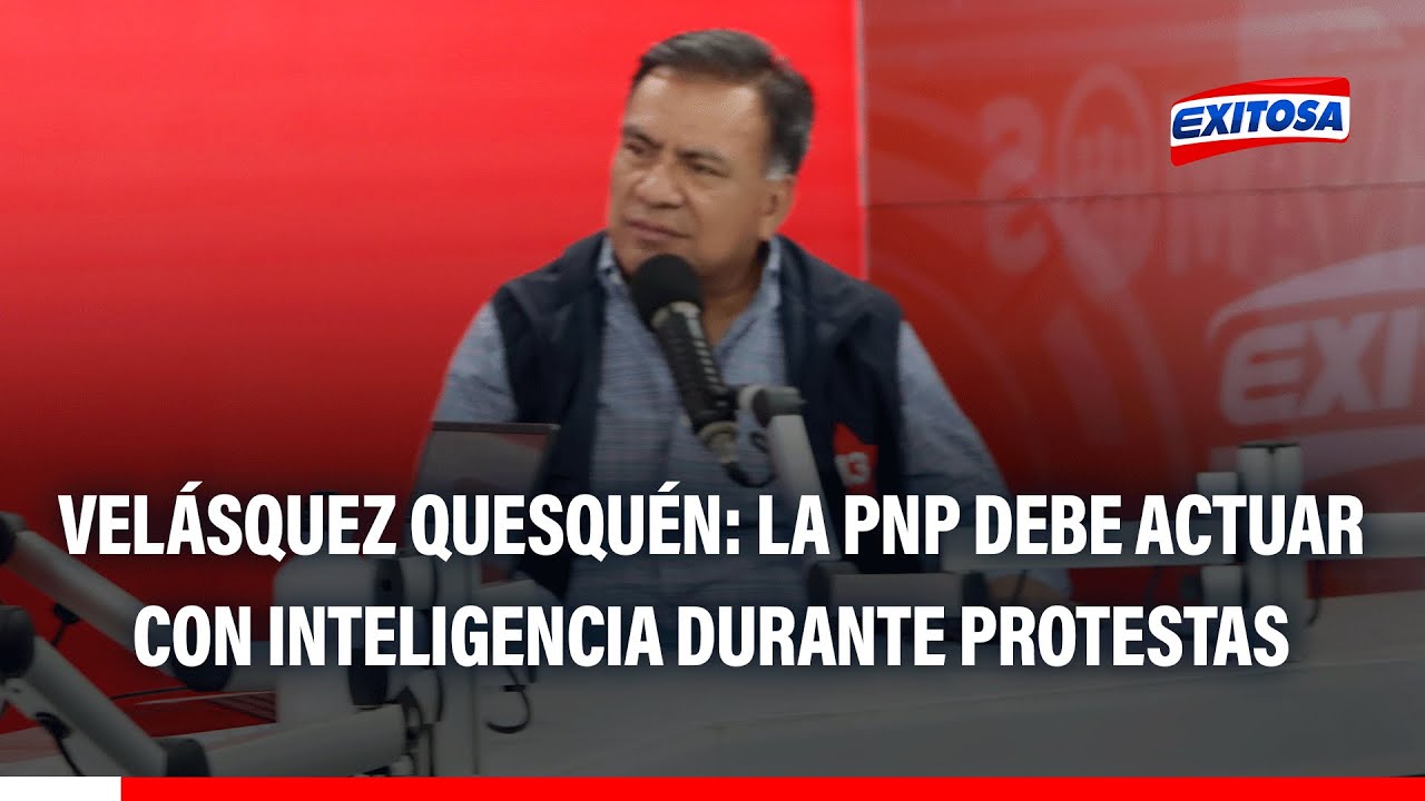 🔴🔵 Velásquez Quesquén: APRA respalda a Generación Z y PNP debe actuar con inteligencia en marchas