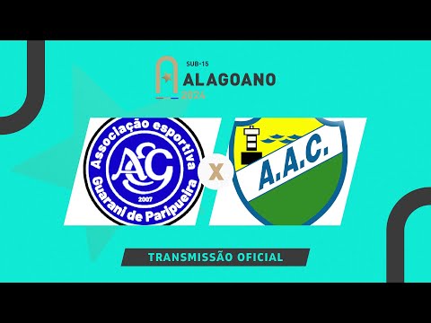 Guarani de Paripueira x Coruripe - ALAGOANO SUB 15 - 5ª RODADA