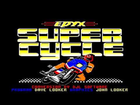 Super Cycle Review for the Amstrad CPC by John Gage