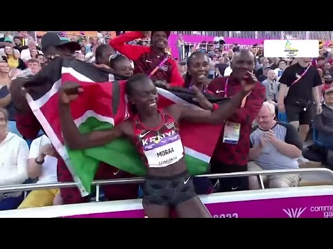 Mary Moraa  for Kenya wins Gold in 800M final Commonwealth games   BIRMINGHAM 2022 COMMONWEALTH