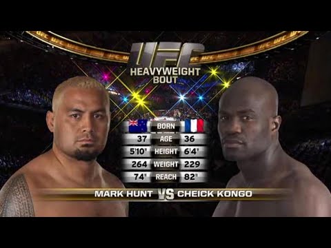 Mark Hunt vs Cheick Kongo full fight