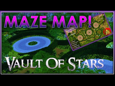 Vault of Stars Maze Map! Never Get Lost Again & Avoid Getting Void Pools! - Neverwinter 2022
