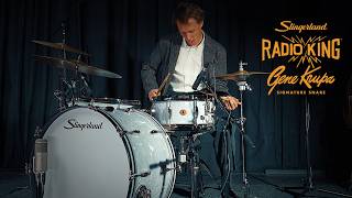 Video thumbnail for CELEBRATE the Gene Krupa Radio King Snare Drum 👑 (ft. Tyler Hammond) by Slingerland Drums