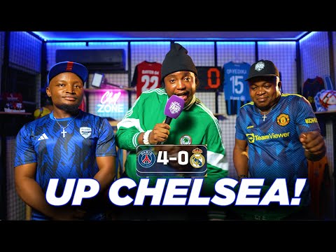 PSG 4-0 REAL MADRID ( NIGERIAN FANS REACTION) FIFA CLUB WORLD CUP 2024-25